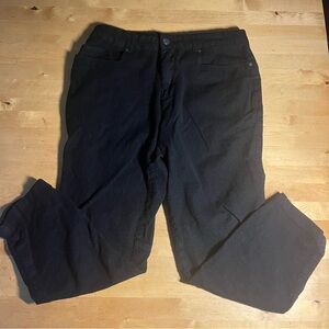 Men's Black Wool Chinos